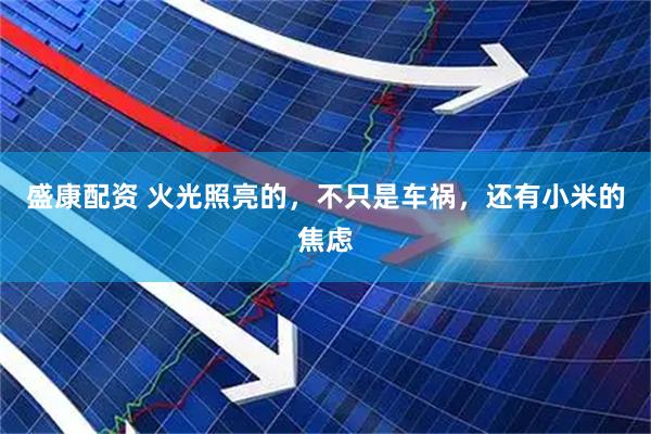 盛康配资 火光照亮的，不只是车祸，还有小米的焦虑